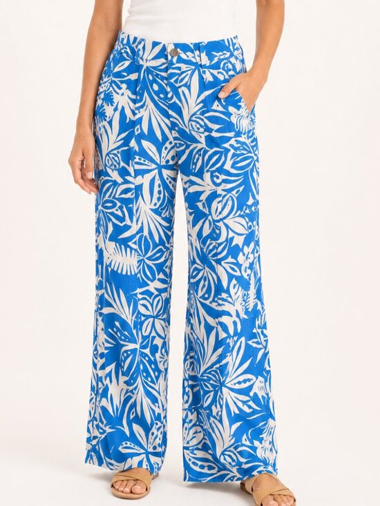 Roxy Pants - ROXY Midnight New Avenue Wide-Leg Pants Large